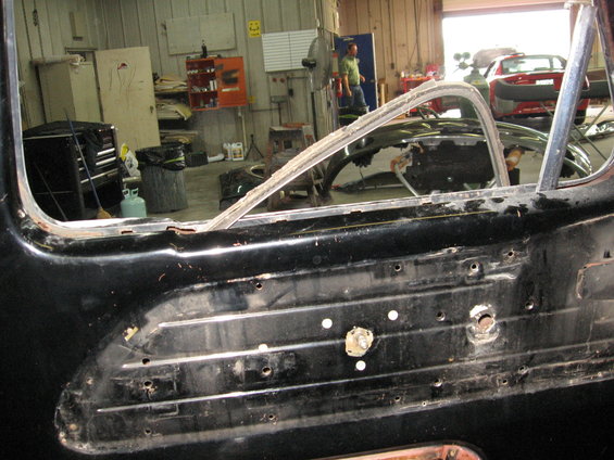 img_1247.jpg Pull the glass run off and remove the window.  It helps if you have a buddy so you make sure you don't drop the glass, but I managed it by myself...but that's why there's no pics, haha.  Then you can pull the glass run stuff out of the door.