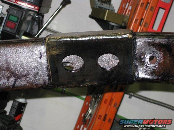 Right rearmost mounting pad