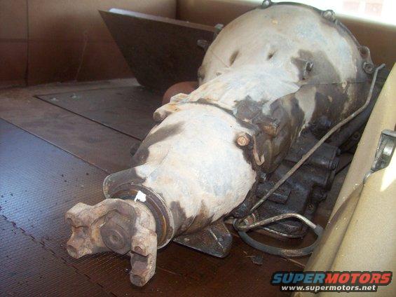 sw76fmx.jpg FMX is under the car, still hooked up to the 351M.  This is a spare transmission and torque converter, I think it is also an FMX!