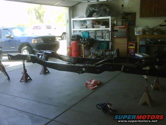Frame ready for assembly