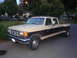 1988 Ford F-350 - This 1987 Ford F-350 dually pickup truck is shown in a three-quarter front view.