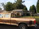 1988 Ford F-350 - This Ford F-350 pickup truck features a dual rear wheel setup and a custom rack system in the bed.