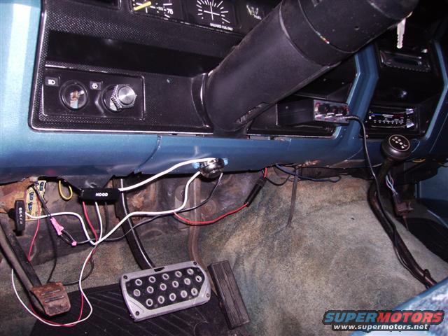 before-interior1.jpg Before interior shot.  There was wires dangling all over the inside as well as under it.  My mechanic friend rolled underneath with a creeper and cut a ton of wires off that were dragging off of it.  Notice the switches for horns and PA with more horns.