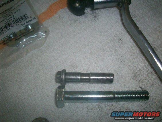 New Bolt and Broken shifter (needs to be cut down, and will be)