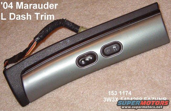 mm04ltrim.jpg SOLD L Dash Trim from '04 Marauder