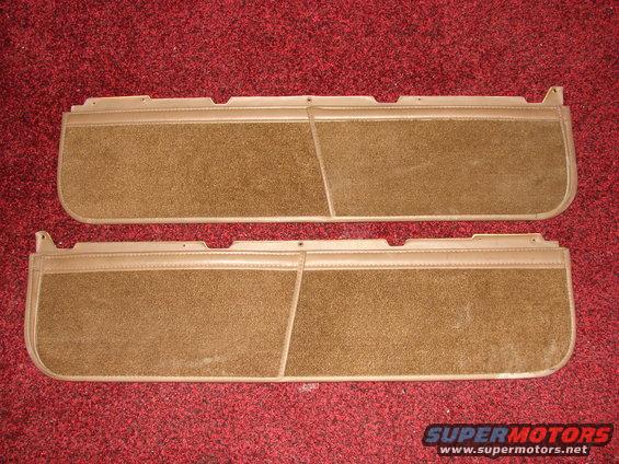 80/86 Map Pockets - Saddle Tan