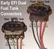 Early EFI Fuel Pump Connectors C441 (WPT-454) used through '93.  '94-96 use the same wire colors, bu...