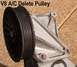 OE Ford (Dayco 101-52502) Idler Pulley for V8 A/C Delete

Spins smoothly but makes a little squeak.
...