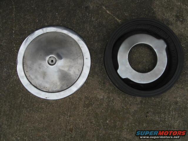 img_1046.jpg small block ford air cleaner and housing. chrome.