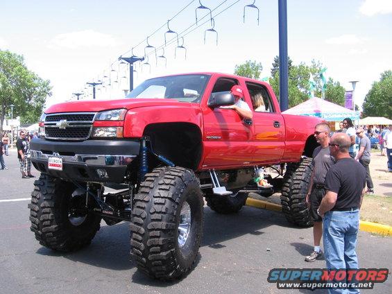 Big Red! Sits on 20s with 54" tires!!!
