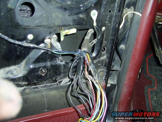 Wiring harness was a melted blob of wires.