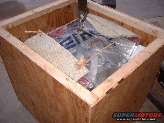 Home sweet home, at least for a few days. Crated & ready to go to Finland.........