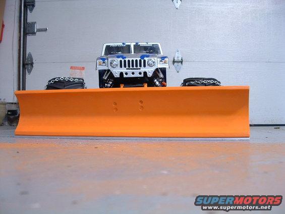 T-Maxx with snow plow/ snow chains 