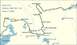 1970 Mercury Cougar - Detailed map of the Rubicon Trail, including elevation gain and distance.