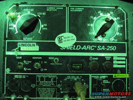 The welding machine