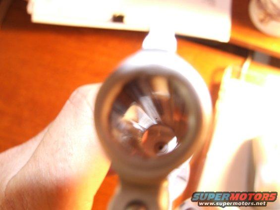 Close-up of gun barrel interior, held by hand