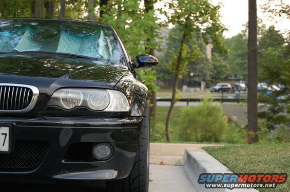 Black BMW M3 front, 2002 model year