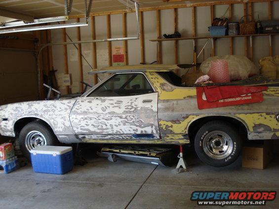 time for sanding and body work.