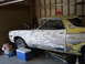 1973 Ford Ranchero - hung new door and fender with my daughter.
