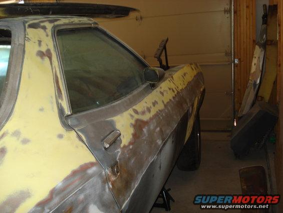 passanger side still needs sanding.