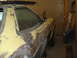 1973 Ford Ranchero - passanger side still needs sanding.