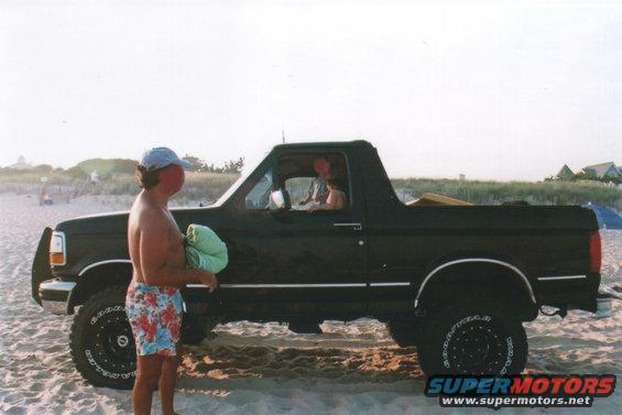 On the Beach (that's my fat EX bro in-law)