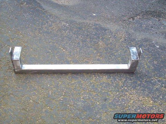 Metal bracket with U-shaped ends