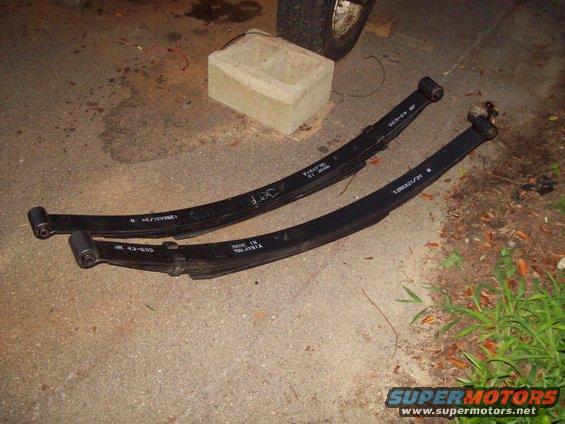 new springs for an f250, my old ones were soft as shit