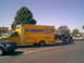 1984 Ford Bronco II - A modified Ford Bronco II is transported on a trailer behind a Penske truck.