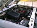 2001 Dodge 2500 - The engine bay of a white Ford Ranger shows an aftermarket air intake and red spark plug wires.