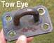 OE Tow Eye (fabricated steel) includes 4 new 1/2" Gr.8 nuts, bolts, & flat washers.

5/8"...