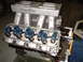 1956 Ford Crown Victoria - This engine part features a "Trick Flow" intake manifold and exposed rocker arms.