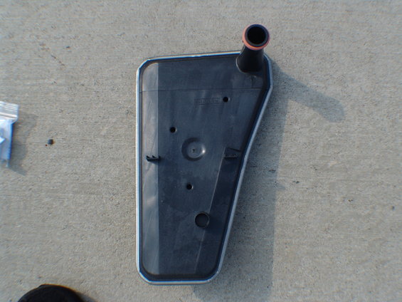 Transmission filter on concrete surface