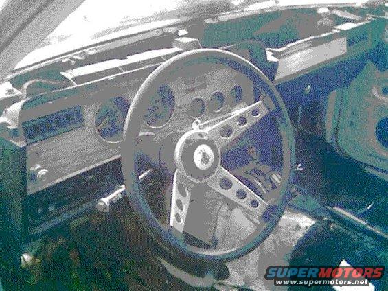 1978 Ford Mustang II interior showing dashboard, steering wheel, and gauges