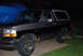 1995 Ford Bronco - This Ford Bronco shows a two-tone paint scheme and visible rust on its lower body panels.