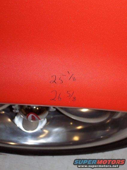 100_3075.jpg I've replaced the front coils again! now, they are the "small block" coils with 1/2 coil cut off; front fenders are about 25" off the ground and the car looks great and still rides well; no more spring changes-air bags next time!