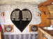 1979 Ford F-250 - The interior of a van features a heart-shaped window and custom fur lining.