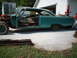 1960 Ford Starliner - This 1960 Ford Starliner is in a state of disrepair, missing its doors and engine, with its teal body showing signs of rust.
