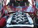 1993 Ford Taurus - A highly polished V8 engine, possibly from a Ford SHO, is visible with custom flame graphics and racing suspension components.