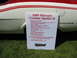 1956 Ford Fairlane - A sign displays the details of a 1969 Mercury Cyclone Spoiler II, including its build date and production numbers.