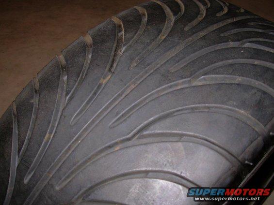 Tread depth.