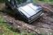 1988 Chevrolet Blazer - This 1988 Chevrolet Blazer appears to be stuck in a muddy off-road trail.