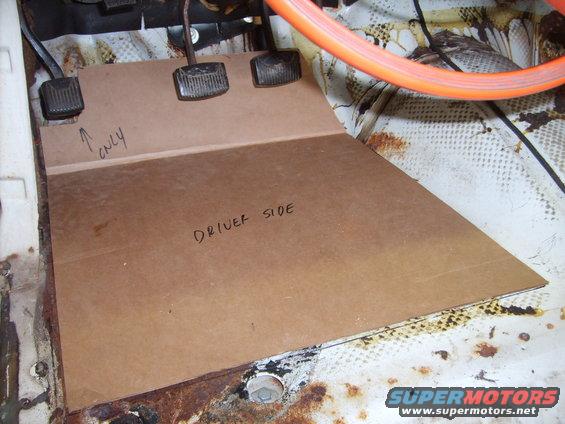 driver side pattern 