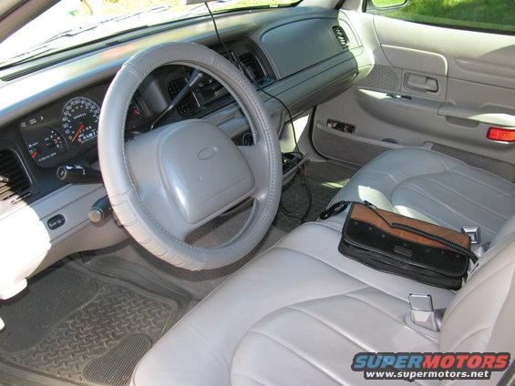 The interior of my 1998 crown victoria.