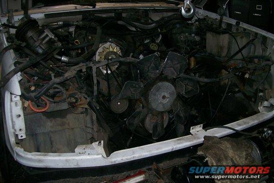 Radiator Support removed.