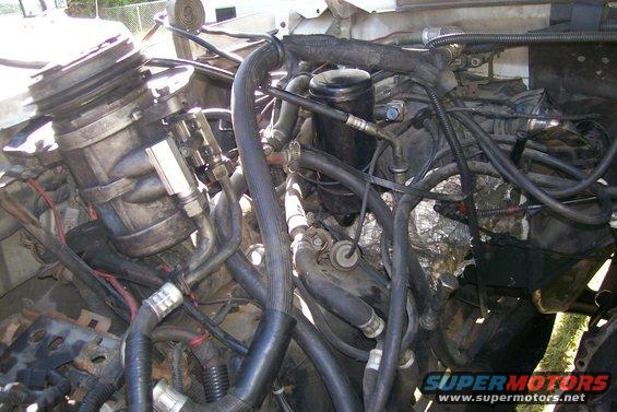 Engine bay.
