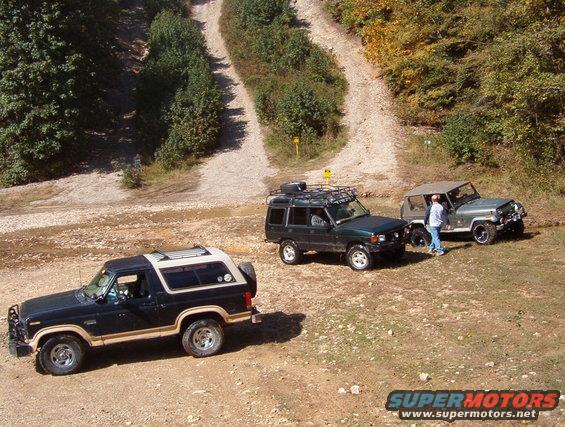 twinhills01.jpg Greg trailered his Disco, with Psycho Bob & Luke.  Bobby trailered Andy's Sahara, and I drove myself.

I broke the front diff spider gears early Fri after just a few trails (they were damaged here during OCBR a month ago), so I became the back-seat trail guide in the Jeep.  We did Twin Hills E (all 3 lines), Patriot Pass, Buckhorn NE (my last trail this trip), F41, Bilstien Ravine, The Ravine, Rock Fink Ravine (the lower half), Donnie's Hill (Top), C9, Hummdinger to upper Power Wagon Point & Sesame Street, Rubicon Ridge & E18, Squid's Jaunt, C12 (with some posing on Ingrid's Revenge), Bulletproof Loop, Brandon's Run, half of Buckhorn N, Chrysler Canyon, Jaag'D Edge, J25, King Cobra, J20, J22, J26, H1, H6, H3, H24, H7, Dog Leg, H18, H20, Trail thru the Trees, L2, L4, Liberty Lane, Over the Hill, & a few others.
