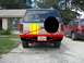 1992 Ford Explorer - This 1992 Ford Explorer is seen from the rear, a spare tire mount and a custom bumper.
