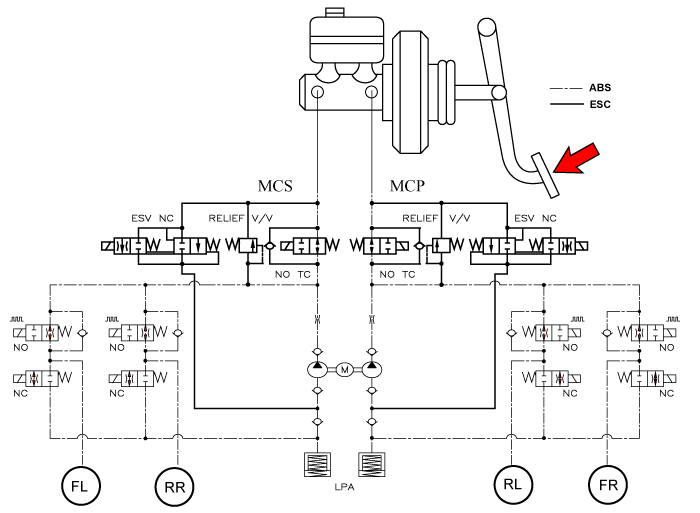Car suspension components, possibly a strut assembly