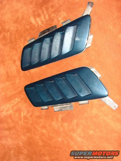 Grand Prix hood louvers
